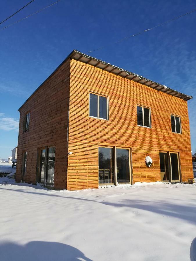 Maison Ecologique En Paille La Chapelle-Enchérie Exterior foto